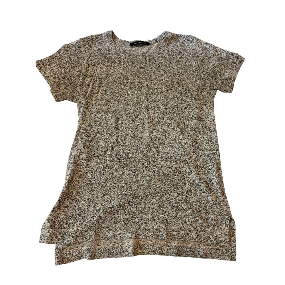 John Elliott + Co Gray Heather Knit T Shirt Tee Size 2 Medium Made in USA